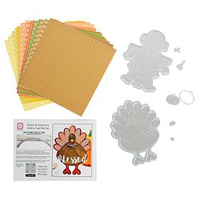 Stamps of Life Turkey and Scarecrow Fold-It A2 Card Kit