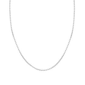 Stately Steel Box Link Chain Necklace