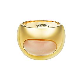 Stately Steel Cat Eye Ring