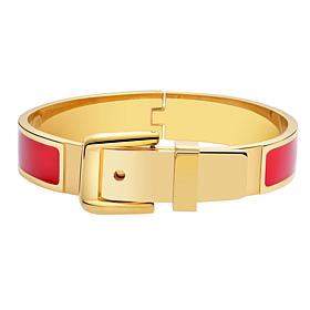 Stately Steel Stainless Steel Belt Buckle Bangle Bracelet