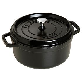 Staub 4-Quart Cast Iron Round Cocotte in Matte Colors