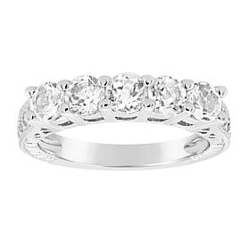 Sterling Silver 5-Stone Gemstone Band Ring