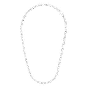 Sterling Silver 5.6mm Comfort Curb Chain Necklace - 20"