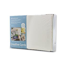 Strathmore Blank Greeting Cards with Envelopes - Fluorescent White