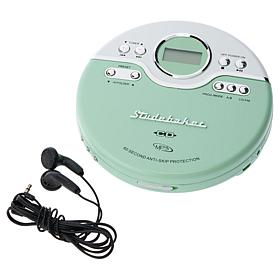 Studebaker Personal CD Player w/Earbuds & FM Radio
