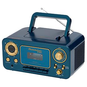 Studebaker Portable CD & Cassette Player w/Bluetooth & AM/FM Radio