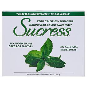 Sucress Stevia Non-Caloric Sweetener - 100 Packets