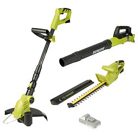Sun Joe 24-Volt Garden Maintenance Bundle