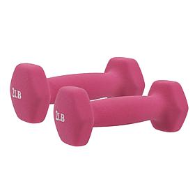 Sunny Health & Fitness Neoprene Dumbbell Pair - 2lbs.