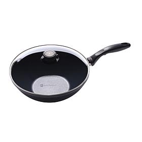 Swiss Diamond Induction, Nonstick 11" Wok with Lid