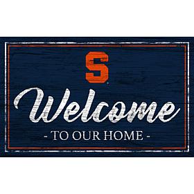 Syracuse University Team Color Welcome Sign - 11x19"