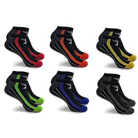 TagCo Extreme Fit Active Cushioned Ankle-Length Socks 6-Pair Pack