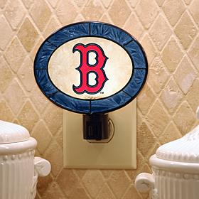 Team Glass Nightlight - Boston Red Sox