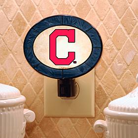 Team Glass Nightlight - Cleveland Indians