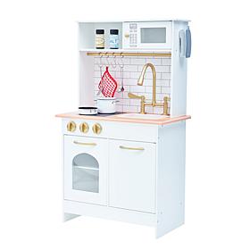 Teamson Kids Little Chef Boston Modern Play Kitchen, White
