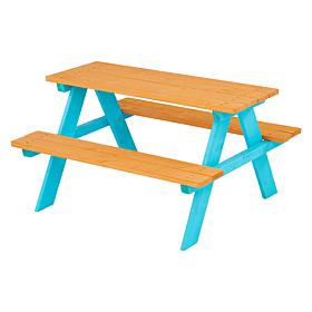 Teamson Kids Outdoor Wood Picnic Table and Chair Set