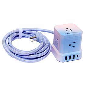 Tech Impressions Cube 9-Device Surge Protector with 10' Cord