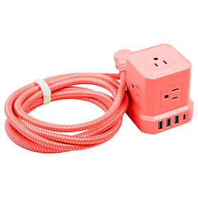 Tech Impressions Cube 9-Device Surge Protector with 10' Cord