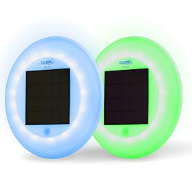 Techko Multicolor Solar Pool Lights 2-Pack