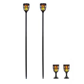 Techko Solar Torch Lights 2-pack