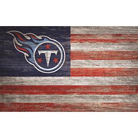 Tennessee Titans Distressed Flag 11x19