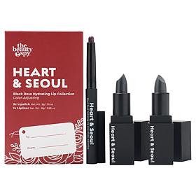 The Beauty Spy Heart & Seoul Black Rose Lip Trio