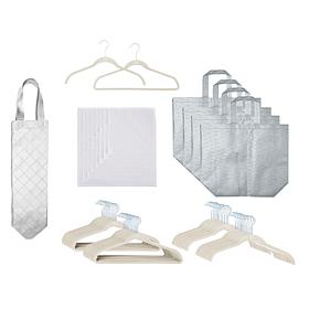 The Joy Hangers Best Gifts Ever 65-piece Mega Set with Bags - Chrome