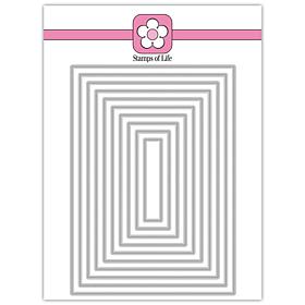 The Stamps of Life 5x7 Rectangles Die Set