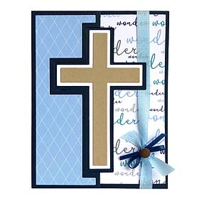 The Stamps of Life Cross Interactive Flip-it Card Die Set