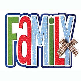 The Stamps of Life Family Shaped Card Fold-it Die Set