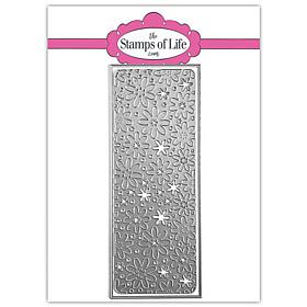 The Stamps of Life Floral Slimline Panel Die Set