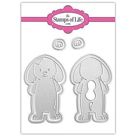 The Stamps of Life Hanging Out Dog Die Set