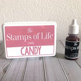 The Stamps of Life Ink Pad and Refill - Candy 