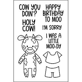 The Stamps of Life Little Peeps Cow Clear Stamp Set