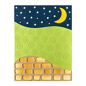 The Stamps of Life Moon & Stars Tri-Background Die