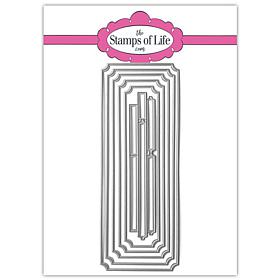 The Stamps of Life Reverse Corner Slimline Die Set