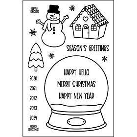 The Stamps of Life snowglobe2stamp Clear Stamp Set