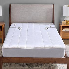 Therahaus by Therapedic King Heated Mattress Pad with Dual Controllers