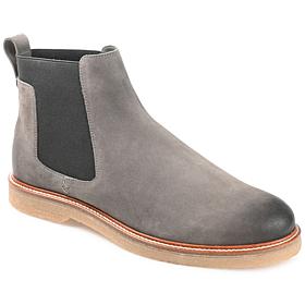 Thomas & Vine Men's Cedric Plain Toe Suede Chelsea Boot