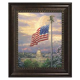 Thomas Kinkade America's Pride - 16" x 20" Brushstroke Vignette (Ri...