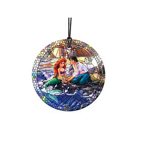 Thomas Kinkade Disney Glass Hanging Print - Little Mermaid 