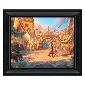 Thomas Kinkade Disney Rapunzel Dancing in the Sunlit Courtyard - 16...