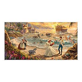 Thomas Kinkade Disney The Little Mermaid Celebration of Love - 16" ...