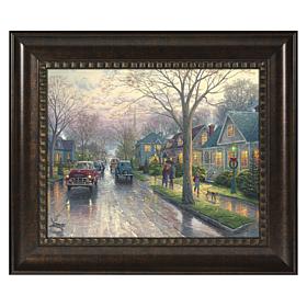 Thomas Kinkade Hometown Christmas - 16" x 20" Brushstroke Vignette
