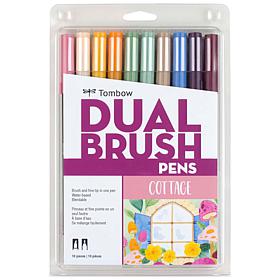 Tombow Dual Brush Pen Set 10-pack - Cottage