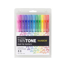 Tombow TwinTone Dual Tip Markers 12-pack