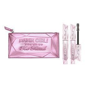 Too Faced Damn Girl Mascara Duo with Bag