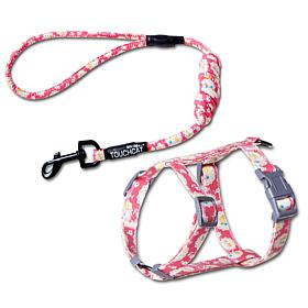 Touchcat Radi-Claw Durable Cable Cat Harness and Leash Combo