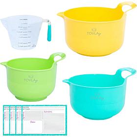 Tovla Jr. Cooking and Baking Mixing Bowl and Pitcher Set for Kids