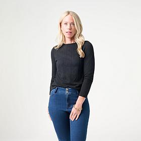 Tower Hill by Christie Brinkley Cable Knit Tee